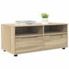vidaXL TV Cabinet Sonoma Oak 100 x 48 x 43 cm Engineered Wood