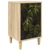 vidaXL Bedside Cabinet ELBURG Sonoma Oak 36 x 33 x 60 cm
