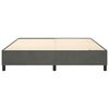 vidaXL Box Spring Bed Frame Dark Grey Super King Velvet (UK/IE/FI/NO only)