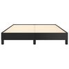 vidaXL Bed Frame without Mattress Black 135x190 cm Double Double Faux Leather