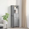vidaXL Book Cabinet Grey Sonoma 43 x 36 x 150.5 cm Engineered Wood