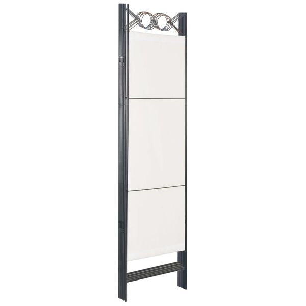 vidaXL 6-Panel Room Divider White 240x180 cm
