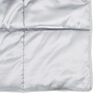 vidaXL Winter Duvet Silver 240 x 260 cm Satin and Microfiber