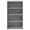 vidaXL Highboard Concrete Grey 70x41x124 cm Engineered Wood
