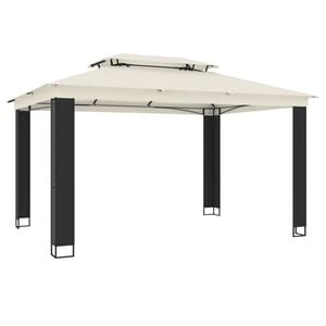 vidaXL Gazebo | Cream, Anthracite, Black