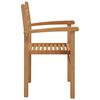vidaXL Chair 8 pcs Brown 56 x 55 x 90.5 cm Solid Teak Wood