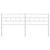 vidaXL Metal Headboard White 160 cm