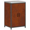 vidaXL Kitchen Storage Set with Shelf 3 pcs Rusty Weathering Steel