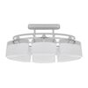 Ceiling Lamp with Ellipsoid Glass Shades for 6 E14 Bulbs