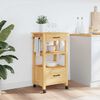 vidaXL Kitchen Trolley MONZA 48x40x88.5 cm Solid Wood Pine