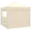 vidaXL Party Tent Folding Cream 291 x 291 x 315 cm Oxford Fabric