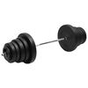 vidaXL Barbell with Plates 90 kg