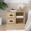 vidaXL Bedside Cabinet Sonoma Oak 60x35.5x45 cm