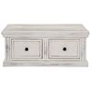 vidaXL Coffee Table White 70x70x30 cm Solid Mango Wood