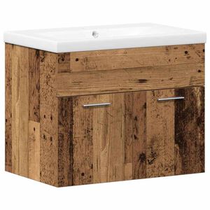 vidaXL Bathroom Cabinet with Drawer Wall-mounted Engineered Wood