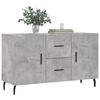 vidaXL Sideboard Concrete Grey 100x36x60 cm Engineered Wood