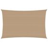 vidaXL Sunshade Sail 160 g/m&sup2; Taupe 3x5 m HDPE