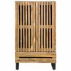 vidaXL Highboard 60x34x100 cm Solid Wood Rough Mango