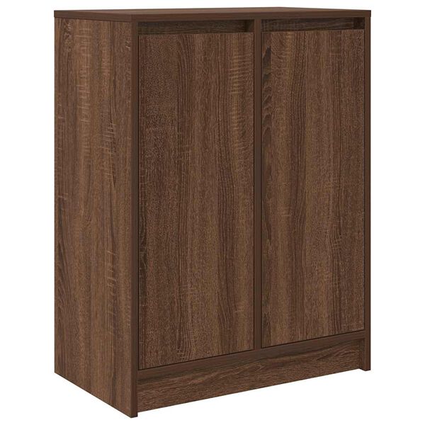 vidaXL Sideboard Brown Oak 57x34x76 cm Engineered Wood