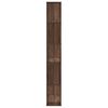 vidaXL Bookcase 5-Tier Brown Oak 80.5x23.5x162.5 cm Engineered Wood