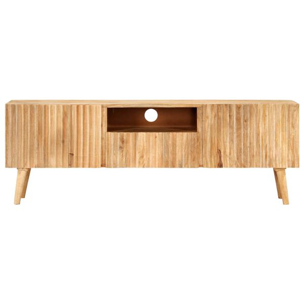 vidaXL TV Cabinet 140x30x49 cm Solid Mango Wood