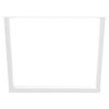 vidaXL Dining Table Legs V-Shape 3 pcs White 100x(72-73.3) cm Steel