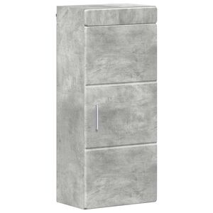 vidaXL Bathroom Wall Cabinet TULUM Concrete Grey 37 x 24.5 x 86 cm