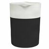 vidaXL Storage Basket Black and White Ø49x65 cm Cotton