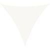 vidaXL Sunshade Sail 160 g/m&sup2; White 4x4x4 m HDPE