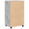 vidaXL Rolling&nbsp;Cabinet Concrete Grey 55x40x91 cm Engineered Wood