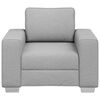 vidaXL Sofa Cloud Grey 100 x 77 x 82 cm Fabric