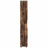 vidaXL Bathroom Cabinet Set TULUM Smoked Oak 37 x 31.5 x 203 cm