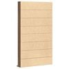 vidaXL CD Cabinet Brown Oak 102x23x177,5 cm Engineered Wood