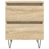 vidaXL Bedside Cabinet Sonoma Oak 40x35x50 cm Engineered Wood