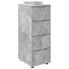 vidaXL Storage Cabinet Concrete Grey 40 x 48 x 105 cm Engineered Wood