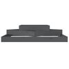vidaXL Planter Grey 112x112x27 cm Solid Wood Pine