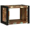 vidaXL Wall Cube with Shelf Brown 55 x 35 x 40 cm Solid Reclaim wood