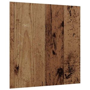 vidaXL Decor Panels 50 pcs Old Wood 30 x 30 x 0.27 cm Engineered Wood