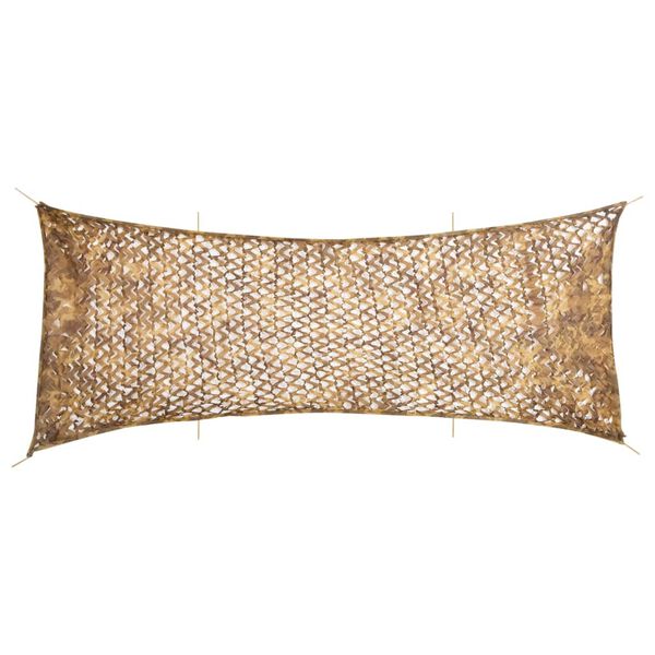 vidaXL Camouflage Net with Storage Bag 721x294 cm Sand