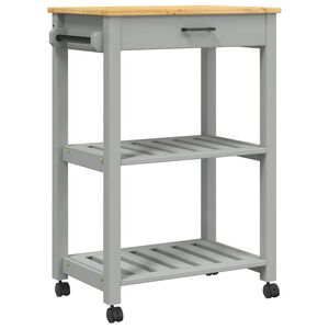 vidaXL Kitchen Trolley MONZA 60x40x88.5 cm Solid Wood Pine