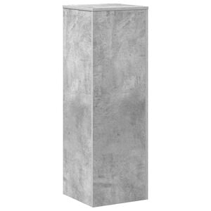 vidaXL Plant Stand Concrete Grey 33x33x100 cm Engineered Wood