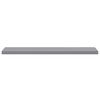 vidaXL Floating Wall Shelves 4 pcs Grey 120x23.5x3.8 cm MDF