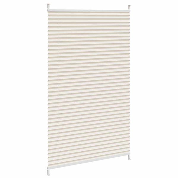 vidaXL Plisse Blind 90x100cm Creme