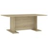 vidaXL Coffee Table Sonoma Oak 103.5x60x40 cm Engineered Wood