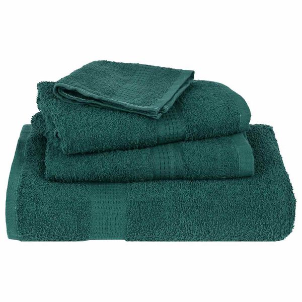 vidaXL Wash Towels 4 pcs FROGN Green 30x30 cm 100% Cotton