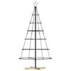 vidaXL Metal Christmas Tree with Stand KUOPIO 150 cm Steel Black