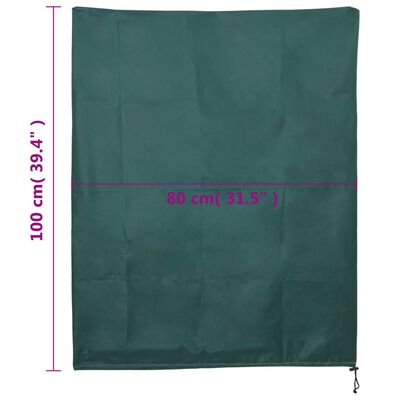 vidaXL Plant Fleece Covers with Drawstring 4 pcs 70 g/m² 0.8x1 m