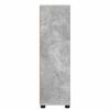 vidaXL Bathroom Cabinet with Drawer Concrete Grey 30.5 x 30 x 101 cm