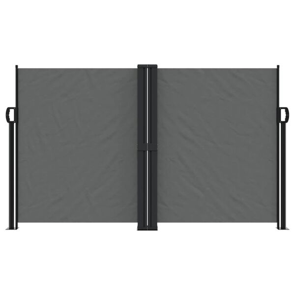 vidaXL Retractable Side Awning Anthracite 140x1000 cm