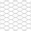 vidaXL Hexagon Fence Grey 1.6 x 10 m Steel